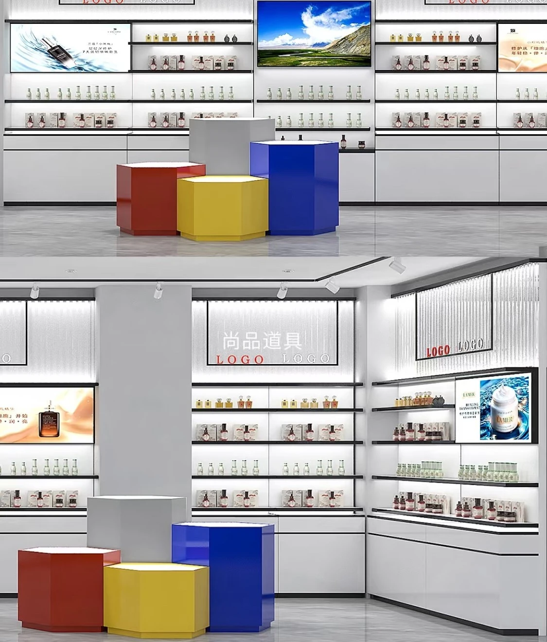 Cosmetic Rack Store Furniture