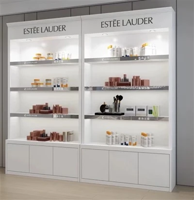 Aangepaste cosmetische display showcase -weergavetabel