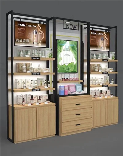 Showcase voor cosmetisch display