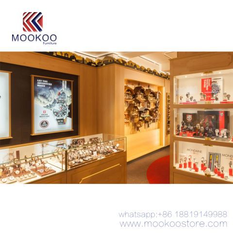 Modieus horloge Winkelinterieurontwerp