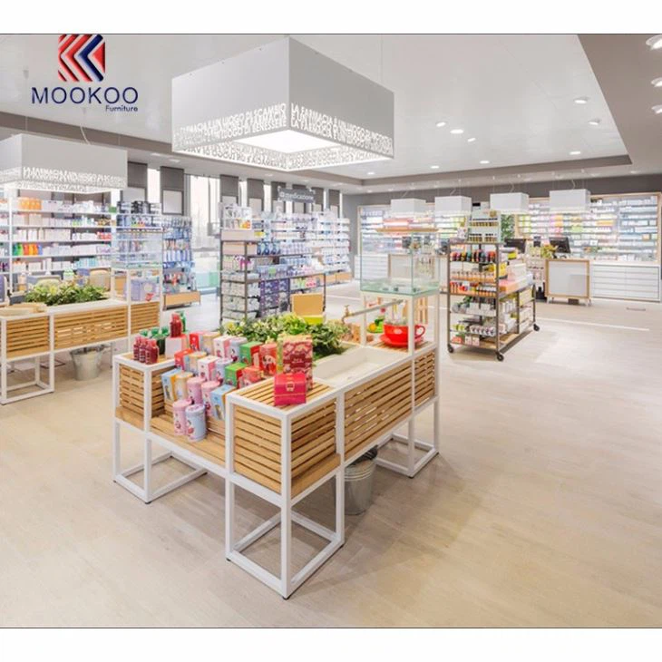 High Quality Retail Farmacia Shop Showcase