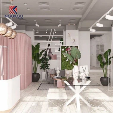 Decoratief kledingwinkelontwerp