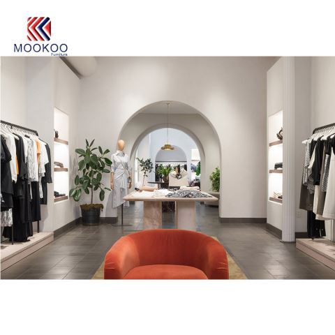 Luxe kleding Showroom Design Van CHINA GUANGZHOU MOOKOO MEUBELEN