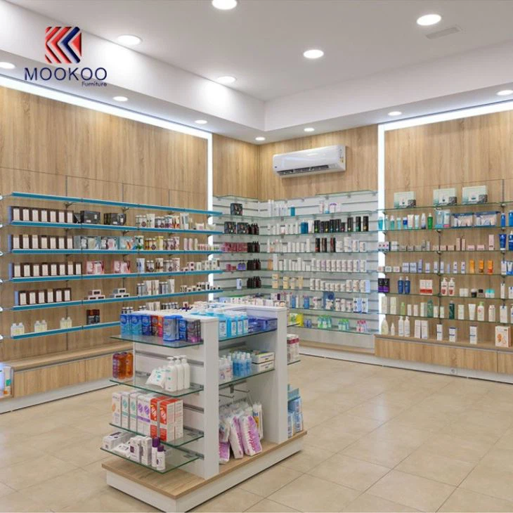 Factory Direct Sale Pharmacy Showcase