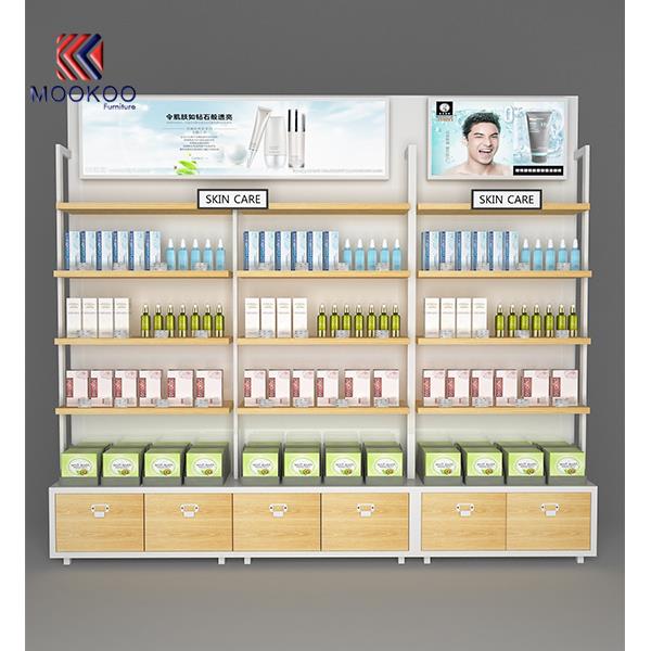 Aangepaste winkelmeubelen cosmetische display rekken