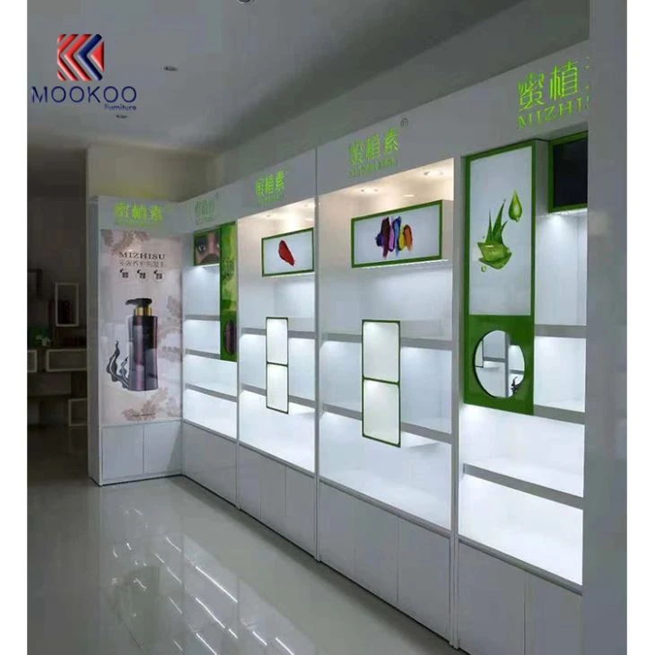 Eenvoudige make-up teller display