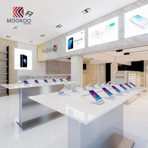 Mobiele telefoonwinkel meubeldesign