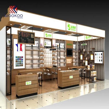 Cosmetische Display Decoratie Store Design