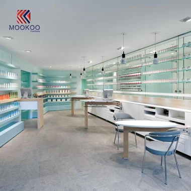 High-end retailarmaturen voor medicijnvertoning